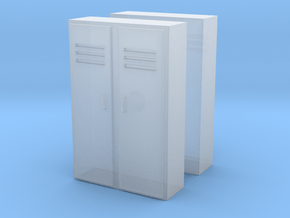 Double Locker (x2) 1/87 in Clear Ultra Fine Detail Plastic