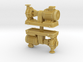 Motor Pump (x2) 1/87 in Tan Fine Detail Plastic