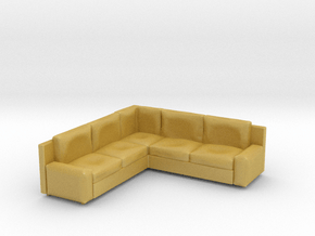 Corner Sofa 1/87 in Tan Fine Detail Plastic