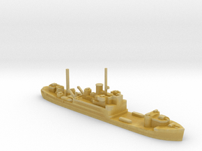 German Sperrbrecher 27 basic hull etc 1:600 WW2 in Tan Fine Detail Plastic