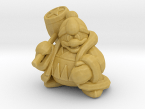 King Dedede 1/60 miniature for games and rpg in Tan Fine Detail Plastic