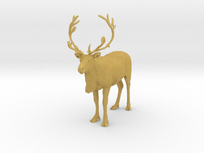 Reindeer 1:22 Standing Male 1 in Tan Fine Detail Plastic