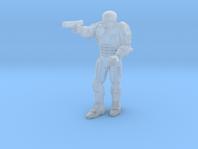 Robocop 1/60 miniature for scifi boardgame and rpg in Clear Ultra Fine Detail Plastic