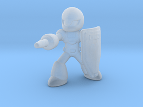 Megaman Sniper Joe miniature model games rpg dnd in Clear Ultra Fine Detail Plastic