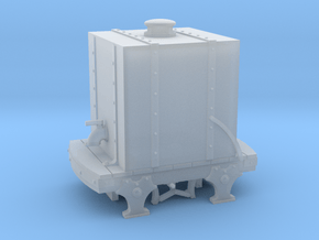  freelance tar tank waggon 009 in Clear Ultra Fine Detail Plastic
