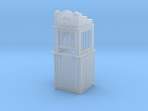 Carnival Ticket Booth 01. 1:24 Scale in Clear Ultra Fine Detail Plastic