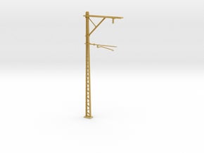 VR Stanchion 76mm (Standard) 1:87 Scale in Tan Fine Detail Plastic