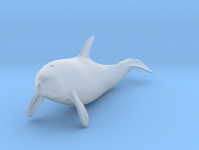 Killer Whale 1:120 Swimming Female 1 in Clear Ultra Fine Detail Plastic