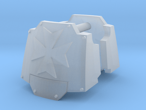 Maltese Cross MkX Dreadnought pads #1 in Clear Ultra Fine Detail Plastic