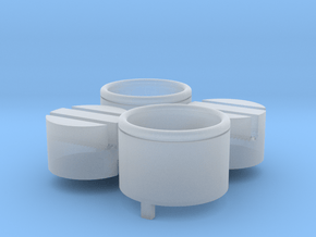 Moebius EVA Pod: Pipe Thingies EZ-Paint in Clear Ultra Fine Detail Plastic