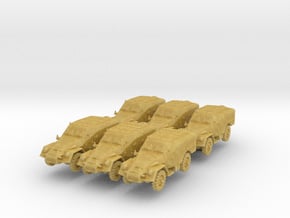 BTR-40 B (x6) 1/350 in Tan Fine Detail Plastic