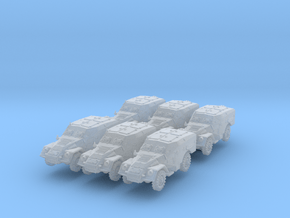 BTR-40 B (x6) 1/350 in Clear Ultra Fine Detail Plastic