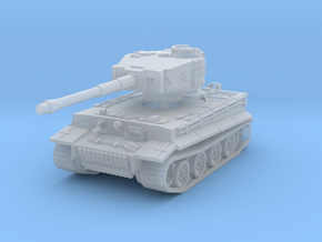 Tiger I mid 1/285 in Clear Ultra Fine Detail Plastic