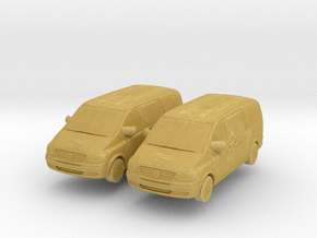 Mercedes Vito W639 (x2) 1/220 in Tan Fine Detail Plastic