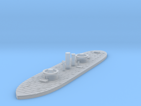 1/600 USS Monadnock in Clear Ultra Fine Detail Plastic