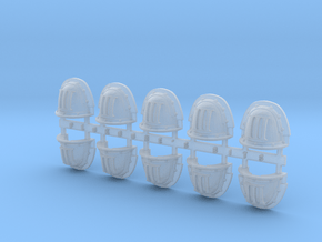 Legion III V.3 Shoulder Pads x10 in Clear Ultra Fine Detail Plastic