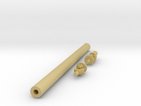 1/25 Drive shaft with Uni Joints in Tan Fine Detail Plastic