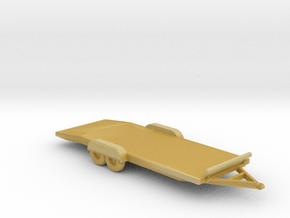 car trailer 3 1:160 scale in Tan Fine Detail Plastic