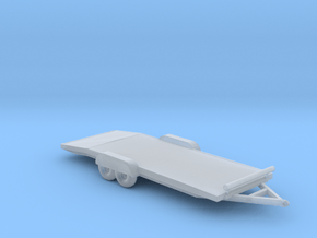 car trailer 3 1:160 scale in Clear Ultra Fine Detail Plastic
