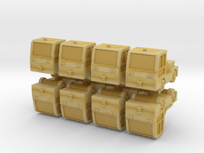TLD JET-16 Tow Tractor (x8) 1/220 in Tan Fine Detail Plastic