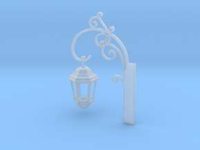 Light Sconce in Clear Ultra Fine Detail Plastic