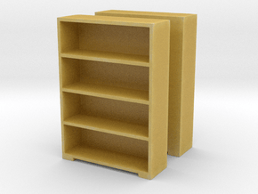 Bookshelf (x2) 1/72 in Tan Fine Detail Plastic