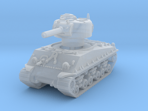 M4A3 Sherman HVSS 105mm 1/87 in Clear Ultra Fine Detail Plastic