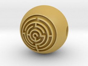 Camp Necklace (3/4) Labyrinth - Percy Jackson in Tan Fine Detail Plastic