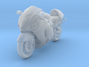 1/64 Suzuki Sports Motorcycle in Clear Ultra Fine Detail Plastic