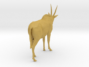 Sable Antelope 1:16 Standing Female 1 in Tan Fine Detail Plastic