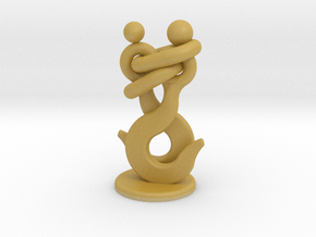 Hook couple 40MM Height in Tan Fine Detail Plastic