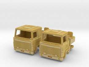 2 spare cabs for Scania 140 in N scale in Tan Fine Detail Plastic
