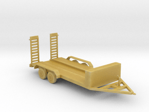 car trailer 2 1:160 scale in Tan Fine Detail Plastic