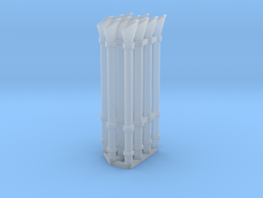 Voice pipe set 1/50 in Clear Ultra Fine Detail Plastic
