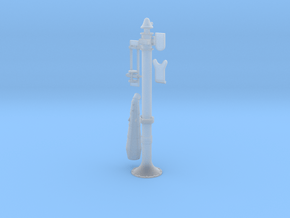 S scale Poage H Water Column in Clear Ultra Fine Detail Plastic