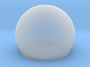 1:130 Scale SPQ-9A RADAR Dome in Clear Ultra Fine Detail Plastic