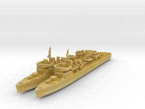 1/1250 Visby Class Destroyer x2 (1942) in Tan Fine Detail Plastic