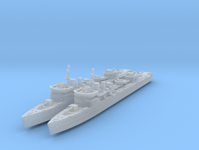 1/1250 Visby Class Destroyer x2 (1942) in Clear Ultra Fine Detail Plastic