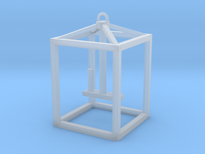 Hanging Lantern (2 Candles) in Clear Ultra Fine Detail Plastic