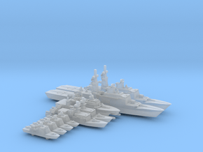 TAIWAN MISSILE BOAT set WL - 1800 in Clear Ultra Fine Detail Plastic