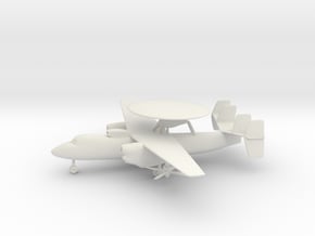 Northrop Grumman E-2 Hawkeye in White Natural Versatile Plastic: 1:72