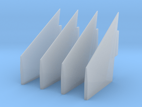 1:72 S-IC Fairing Fins in Clear Ultra Fine Detail Plastic