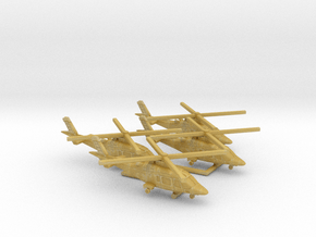 011I AW A109 1/285 set of 4  in Tan Fine Detail Plastic