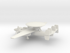 Northrop Grumman E-2 Hawkeye in White Natural Versatile Plastic: 1:285 - 6mm