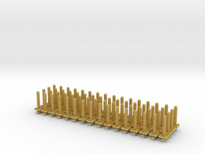Safety Poles (x64) 1/160 in Tan Fine Detail Plastic