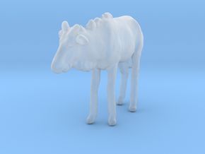 Blue Wildebeest 1:87 Standing Juvenile in Clear Ultra Fine Detail Plastic