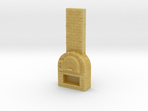 Brick Oven 1/87 in Tan Fine Detail Plastic