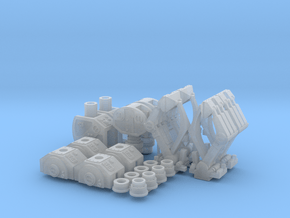 Moebius EVA Pod Arms, Version 2D in Clear Ultra Fine Detail Plastic