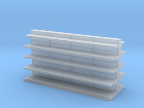 Grocery Shelf  01. 1:43 Scale in Clear Ultra Fine Detail Plastic
