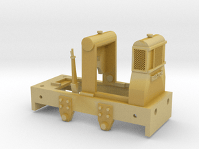 Small Ruston Hornsby Loco Body Part 1a in Tan Fine Detail Plastic